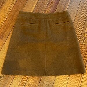 LOFT Brown wool skirt. Excellent used condition. Size 4P.